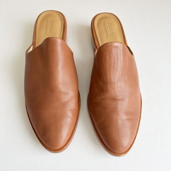 Soludos Venetian Leather Mule Tan 9.5 - Picture 4 of 6